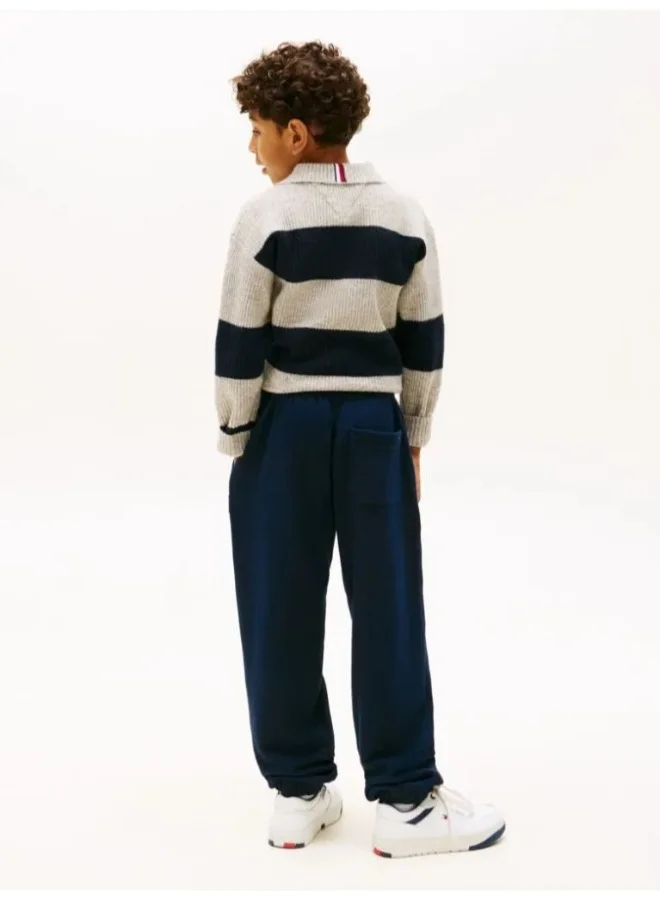 Tommy Hilfiger Dark Night Navy Kids Mini Corp Drawstring Sweatpants for Men | Best Price UAE
